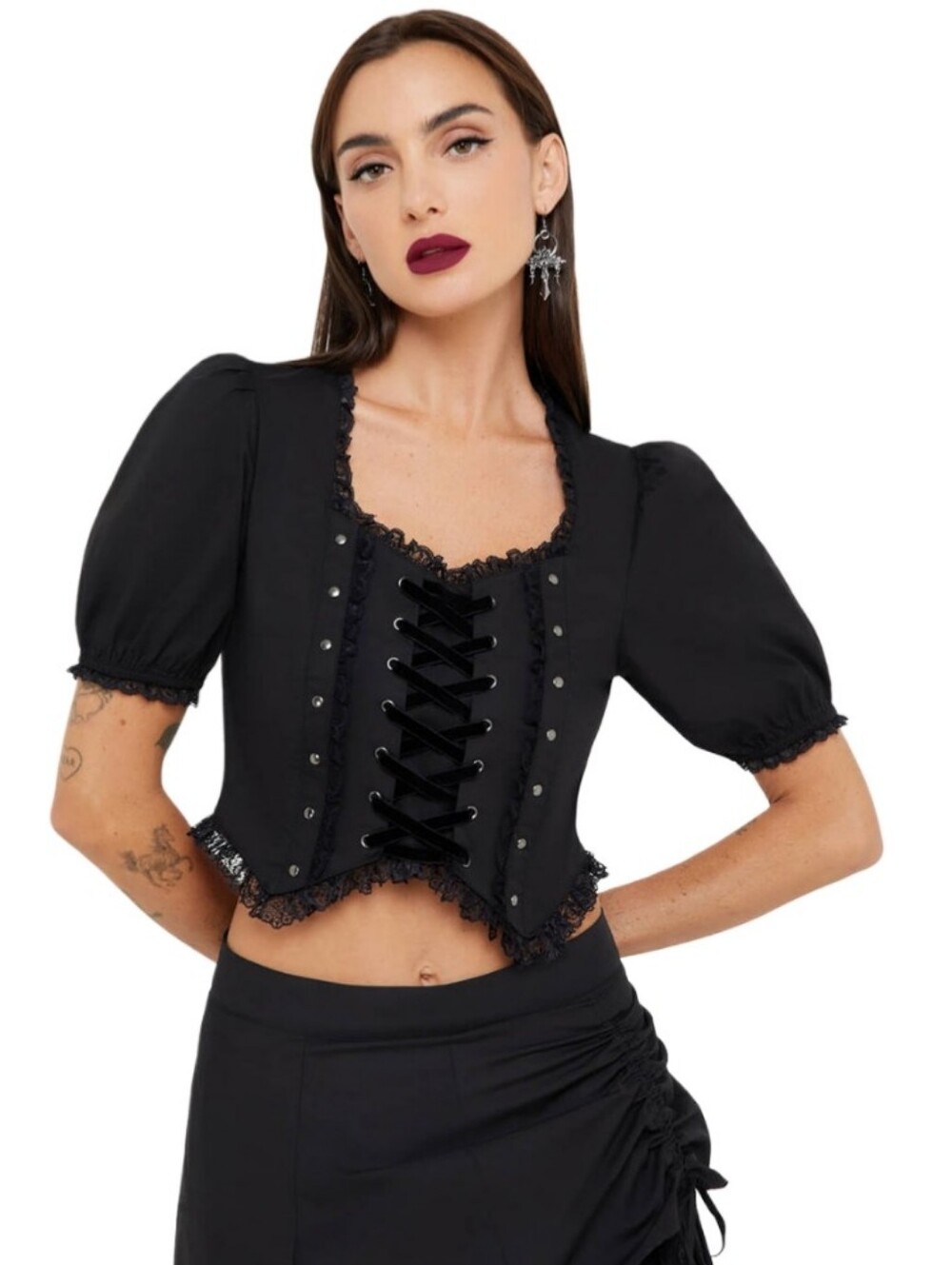 Killstar X Black Friday Ethelred Top Black